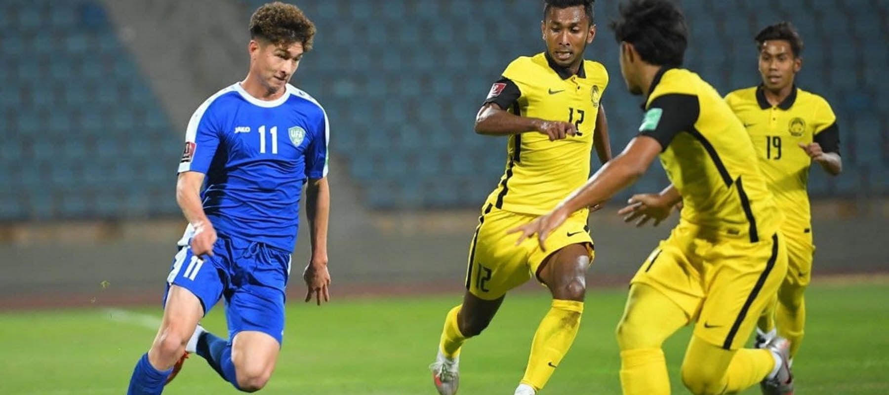 Shokhboz Umarov made his debut in the national A-team of Uzbekistan