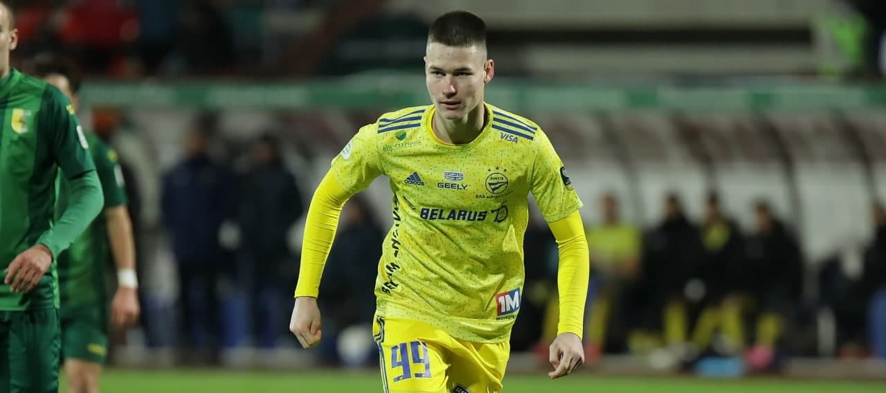 Our count: Artsiom Shumanski is in the top-4 young debutants of the Yellow-Blues